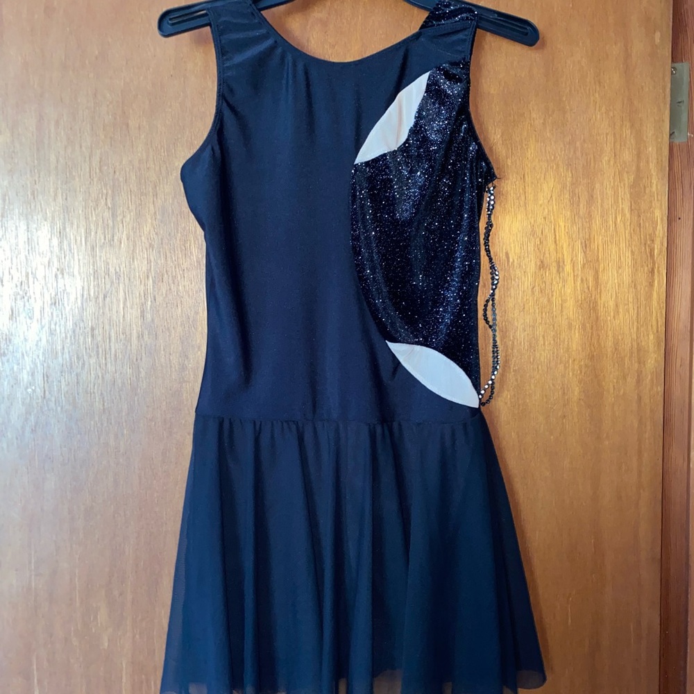 Revolution dance black performance dress